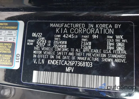 2023 Kia Seltos Sx Turbo из США, поврежденный, VIN KNDETCA26P7368103